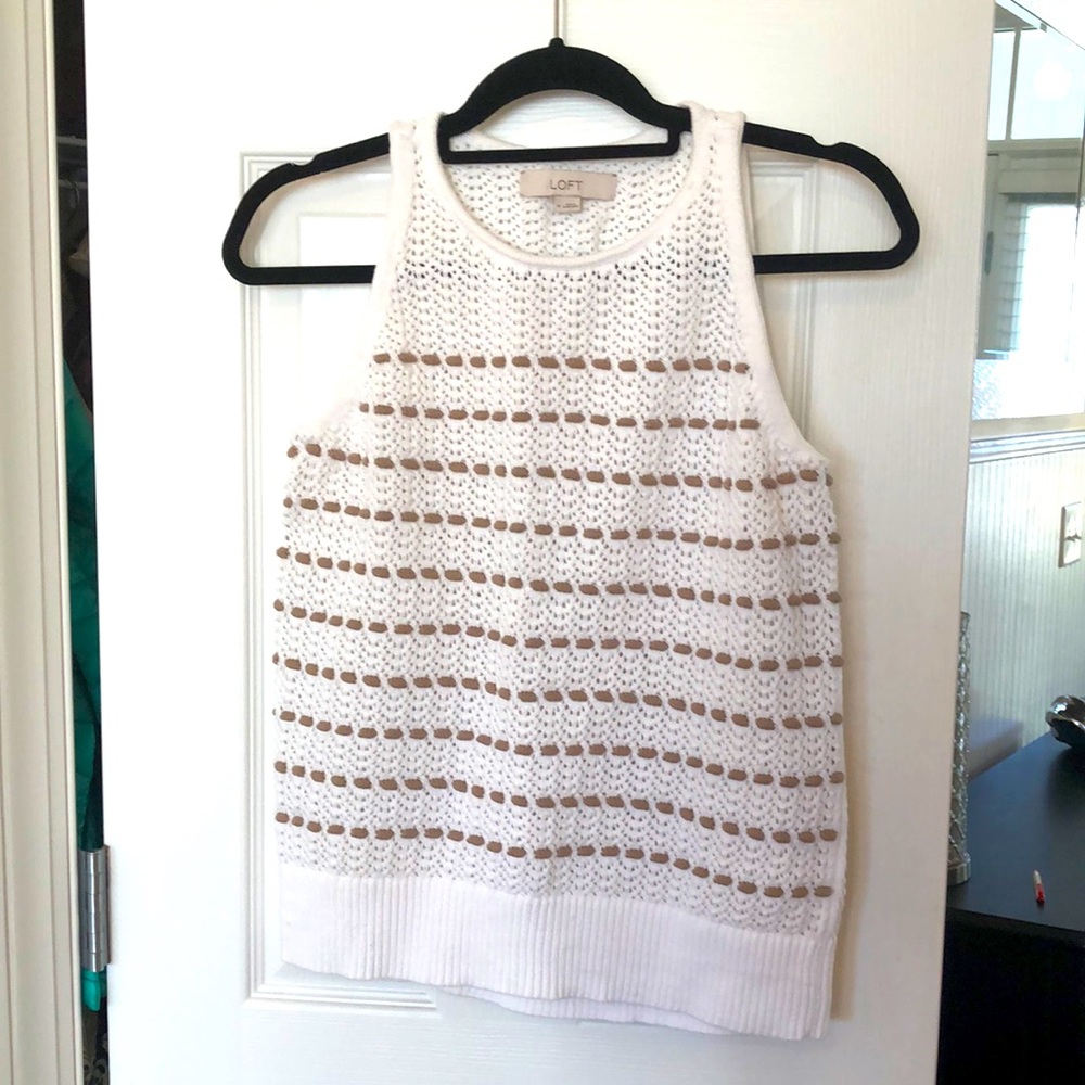 Loft cotton knit tank